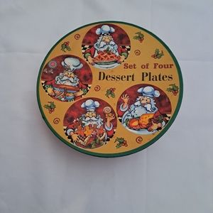 Christmas Dessert Plates